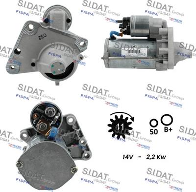 Fispa S12VA0153 - Starter autospares.lv