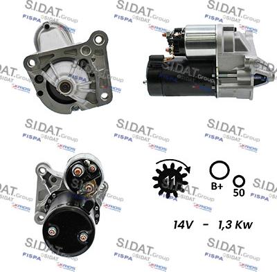 Fispa S12VA0152 - Starter autospares.lv