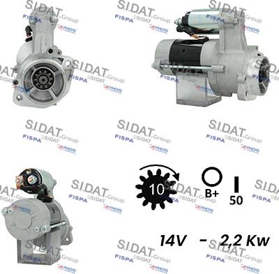 Fispa S12VA0174A2 - Starter autospares.lv