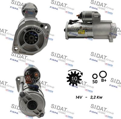 Fispa S12VA0893 - Starter autospares.lv