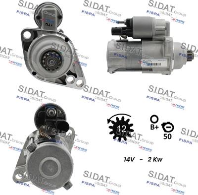 Fispa S12VA0892 - Starter autospares.lv