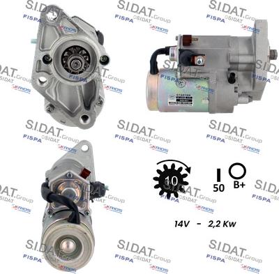 Fispa S12VA0850 - Starter autospares.lv