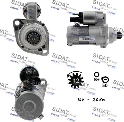 Fispa S12VA0851 - Starter autospares.lv