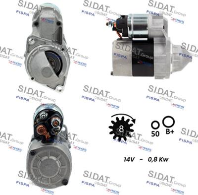 Fispa S12VA0837A2 - Starter autospares.lv