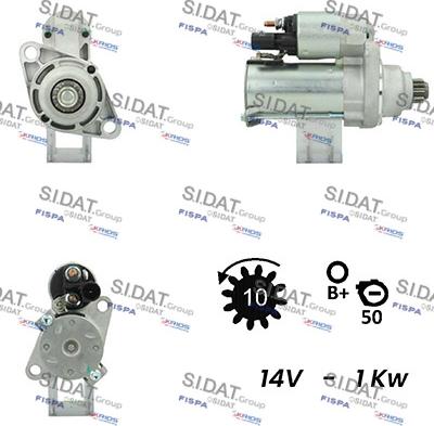 Fispa S12VA0247A2 - Starter autospares.lv