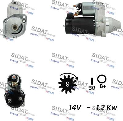 Fispa S12VA0236 - Starter autospares.lv