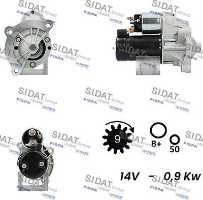 Fispa S12VA0238A2 - Starter autospares.lv