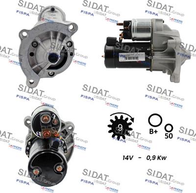 Fispa S12VA0238 - Starter autospares.lv