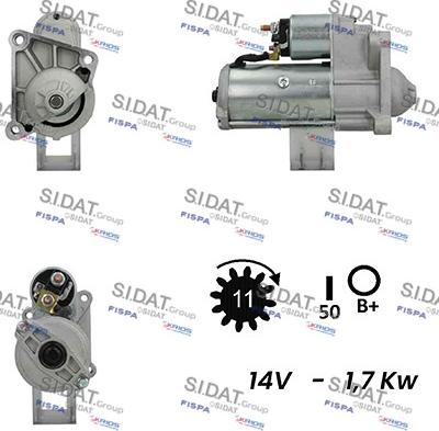 Fispa S12VA0279A2 - Starter autospares.lv