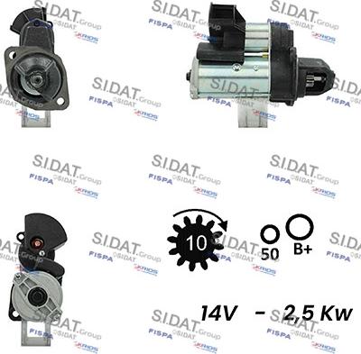 Fispa S12VA0703A2 - Starter autospares.lv