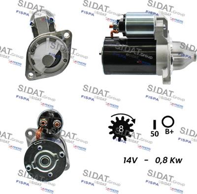 Fispa S12VA0771 - Starter autospares.lv