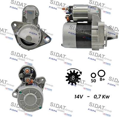 Fispa S12VA0773 - Starter autospares.lv