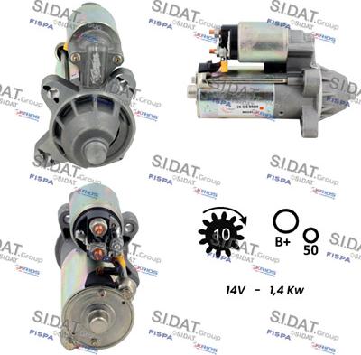 Fispa S12VS0694 - Starter autospares.lv