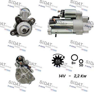 Fispa S12VS0036A2 - Starter autospares.lv