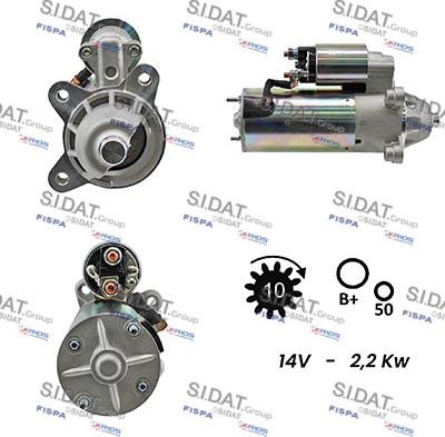 Fispa S12VS0023A2 - Starter autospares.lv