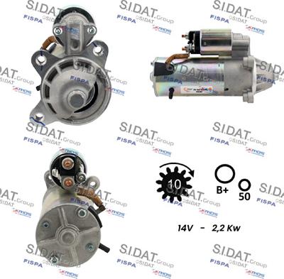 Fispa S12VS0023 - Starter autospares.lv