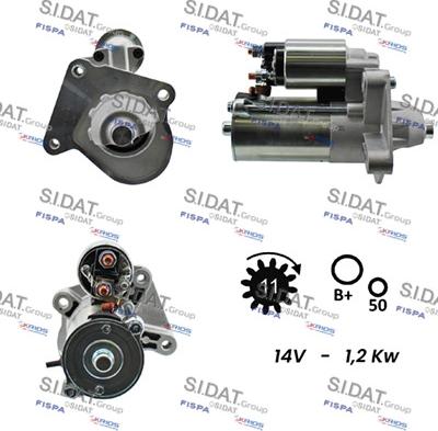 Fispa S12VS0193 - Starter autospares.lv