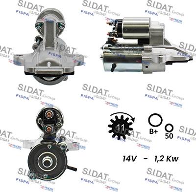 Fispa S12VS0283A2 - Starter autospares.lv