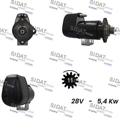 Fispa S24BH0098A2 - Starter autospares.lv