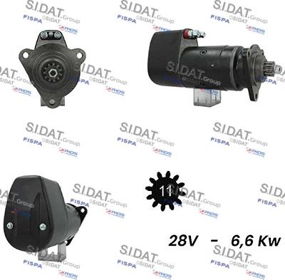 Fispa S24BH0042A2 - Starter autospares.lv