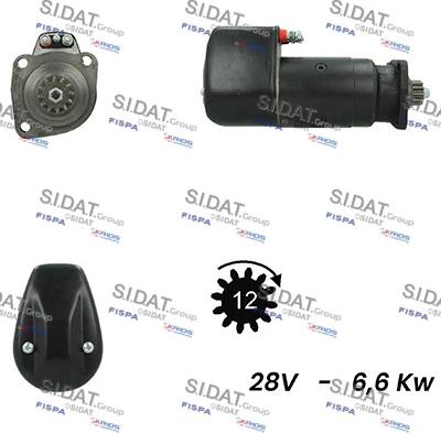 Fispa S24BH0080A2 - Starter autospares.lv