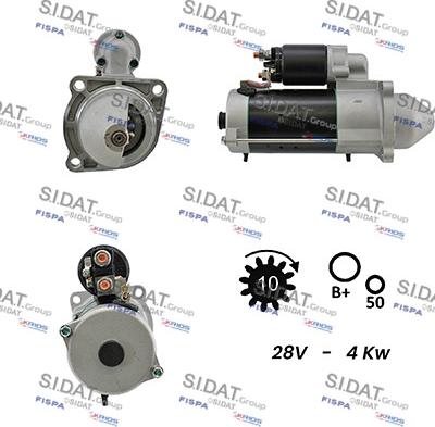 Fispa S24BH0081A2 - Starter autospares.lv