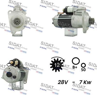 Fispa S24BH0071A2 - Starter autospares.lv