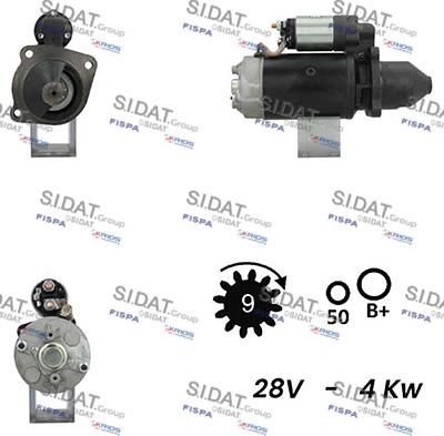 Fispa S24BH0151A2 - Starter autospares.lv