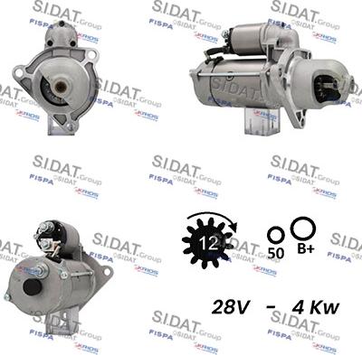 Fispa S24BH0105A2 - Starter autospares.lv