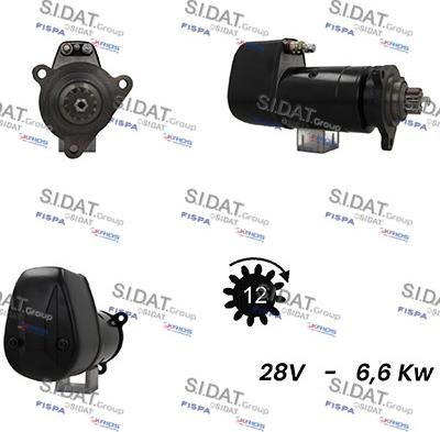 Fispa S24BH0101A2 - Starter autospares.lv