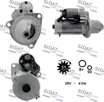 Fispa S24BH0114A2 - Starter autospares.lv