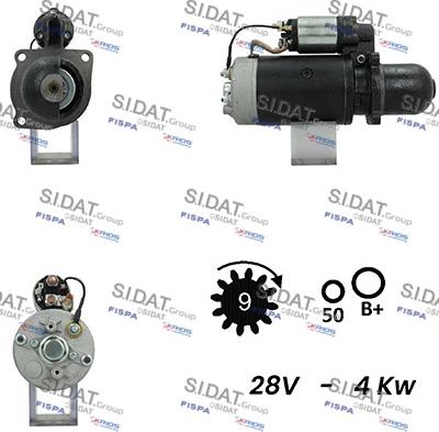 Fispa S24BH0121A2 - Starter autospares.lv