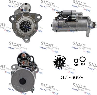 Fispa S24BH0123A2 - Starter autospares.lv