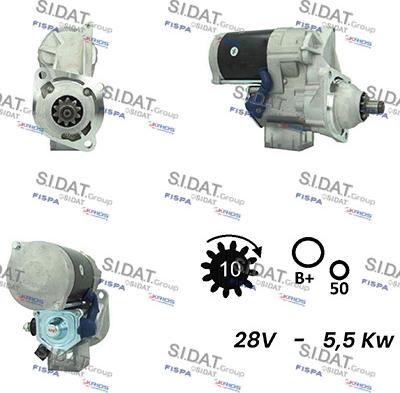 Fispa S24DE0129A2 - Starter autospares.lv