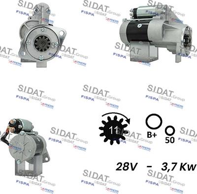 Fispa S24HT0031 - Starter autospares.lv