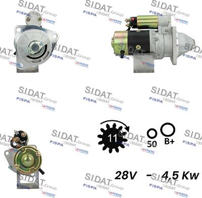 Fispa S24HT0140A2 - Starter autospares.lv