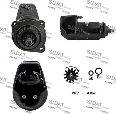 Fispa S24LU0161 - Starter autospares.lv