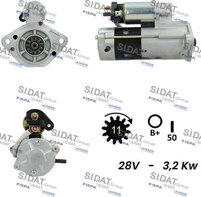 Fispa S24MH0017A2 - Starter autospares.lv