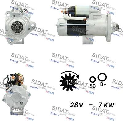 Fispa S24MH0071 - Starter autospares.lv