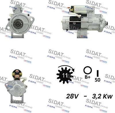 Fispa S24MH0134A2 - Starter autospares.lv