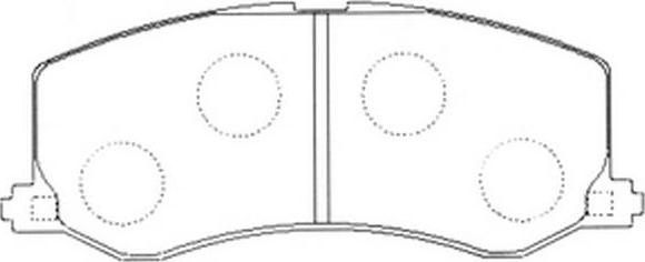 FIT FP9201 - Brake Pad Set, disc brake autospares.lv