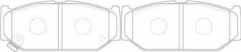 FIT FP9210 - Brake Pad Set, disc brake autospares.lv