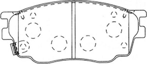 FIT FP5156 - Brake Pad Set, disc brake autospares.lv