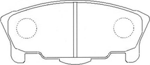 FIT FP6164 - Brake Pad Set, disc brake autospares.lv