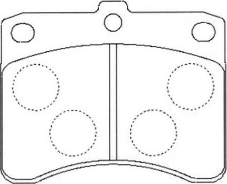 FIT FP6160 - Brake Pad Set, disc brake autospares.lv