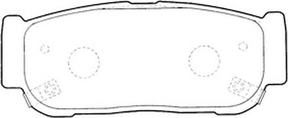 FIT FP0954 - Brake Pad Set, disc brake autospares.lv