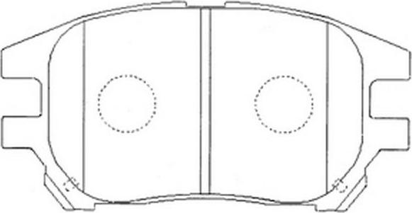 FIT FP0930 - Brake Pad Set, disc brake autospares.lv