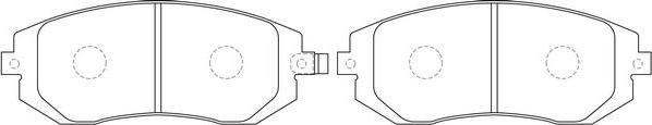 FIT FP0929 - Brake Pad Set, disc brake autospares.lv