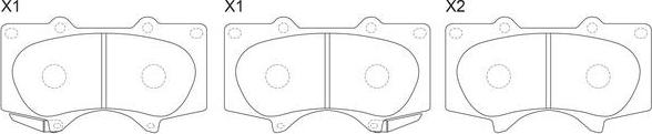 FIT FP0976 - Brake Pad Set, disc brake autospares.lv