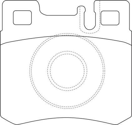 FIT FP0495 - Brake Pad Set, disc brake autospares.lv